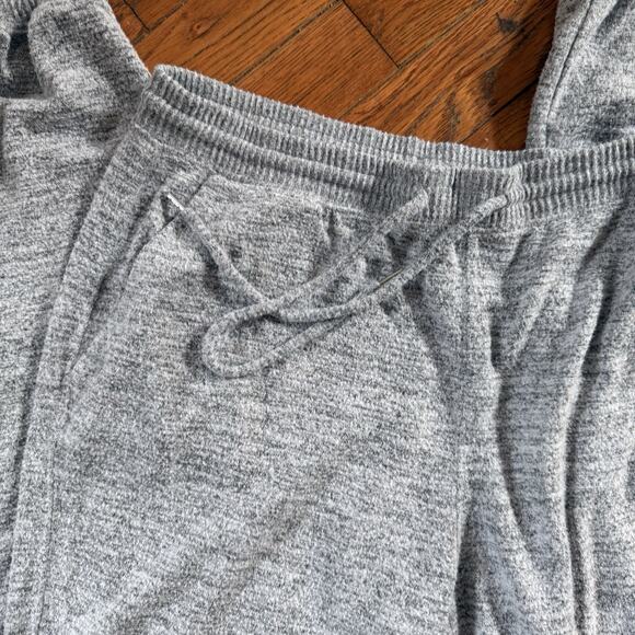 GAP Jogger Set Hoodie Sweatshirt Sz M Tall and Sweatpants S Tall Heather Gray - Picture 4 of 8